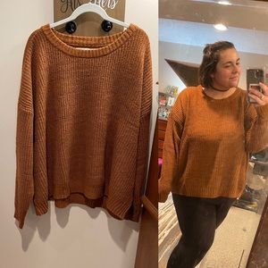 Brown sweater NWOT